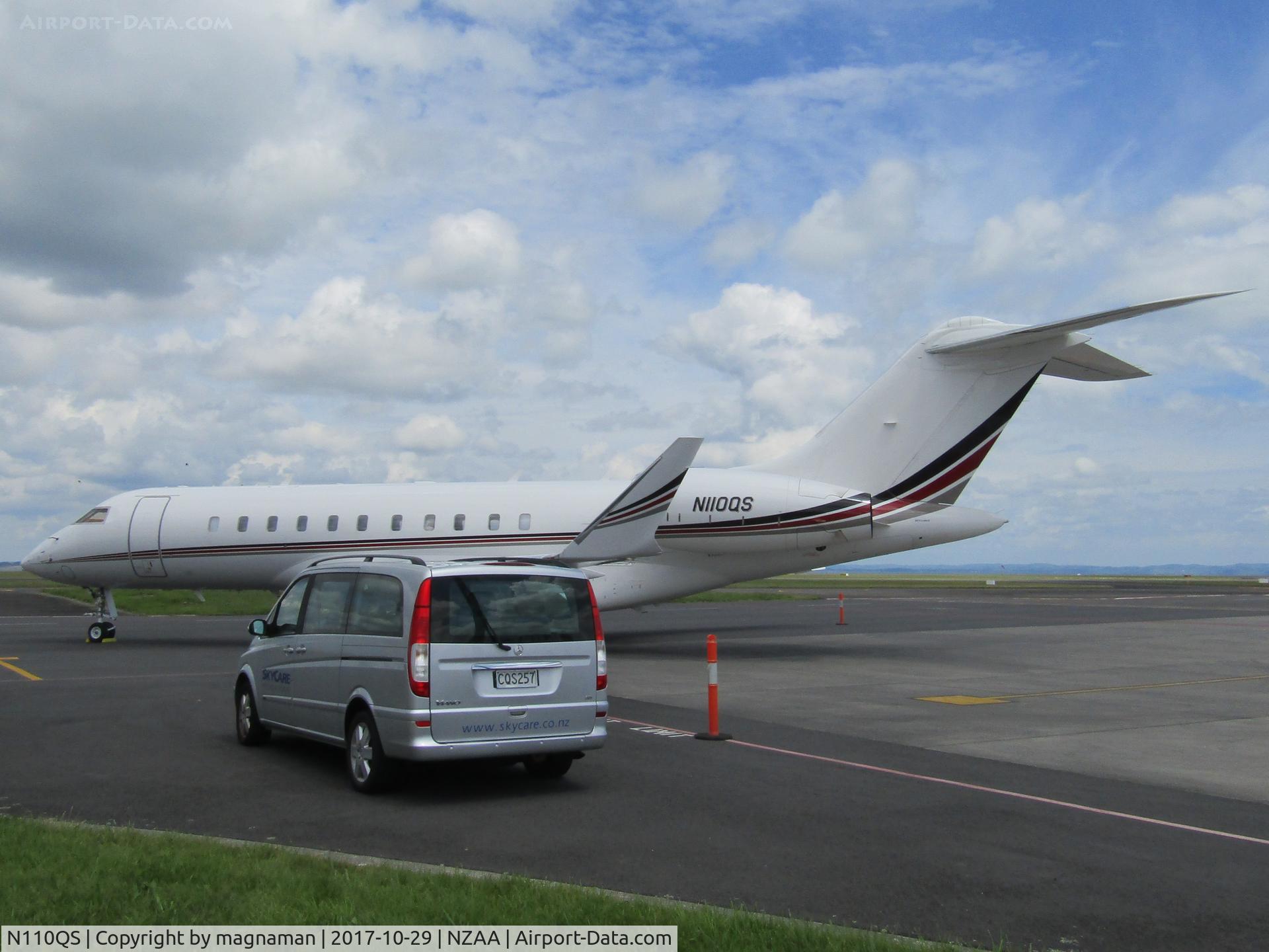 N110QS, 2013 Bombardier BD-700-1A11 Global 5000 C/N 9592, last saw this at Farnborough UK - about a year ago