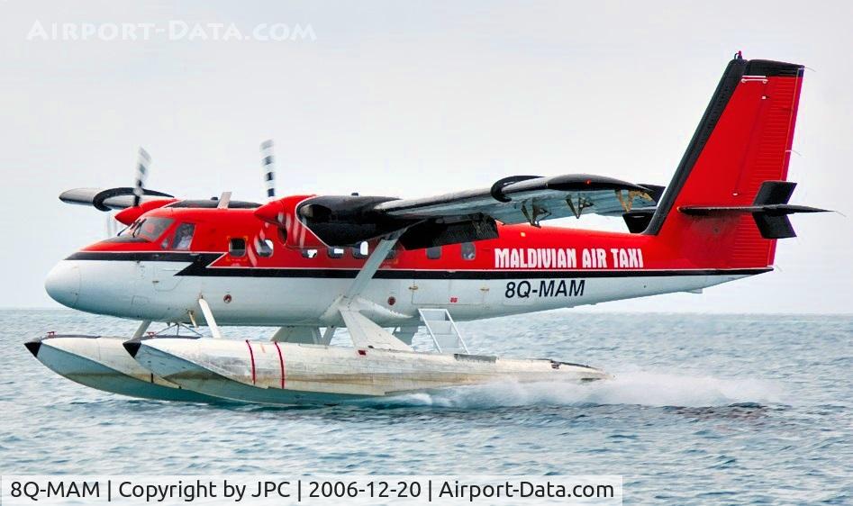 8Q-MAM, 1972 De Havilland Canada DHC-6-300 Twin Otter C/N 339, Airplane DESTROYED in 2015 after a very hard sea landing. No casualities