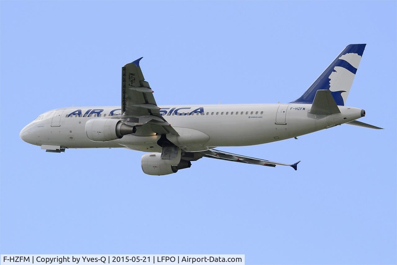 F-HZFM, 2013 Airbus A320-214 C/N 5887, Airbus A320-214, Take off rwy 24, Paris-Orly airport (LFPO-ORY)