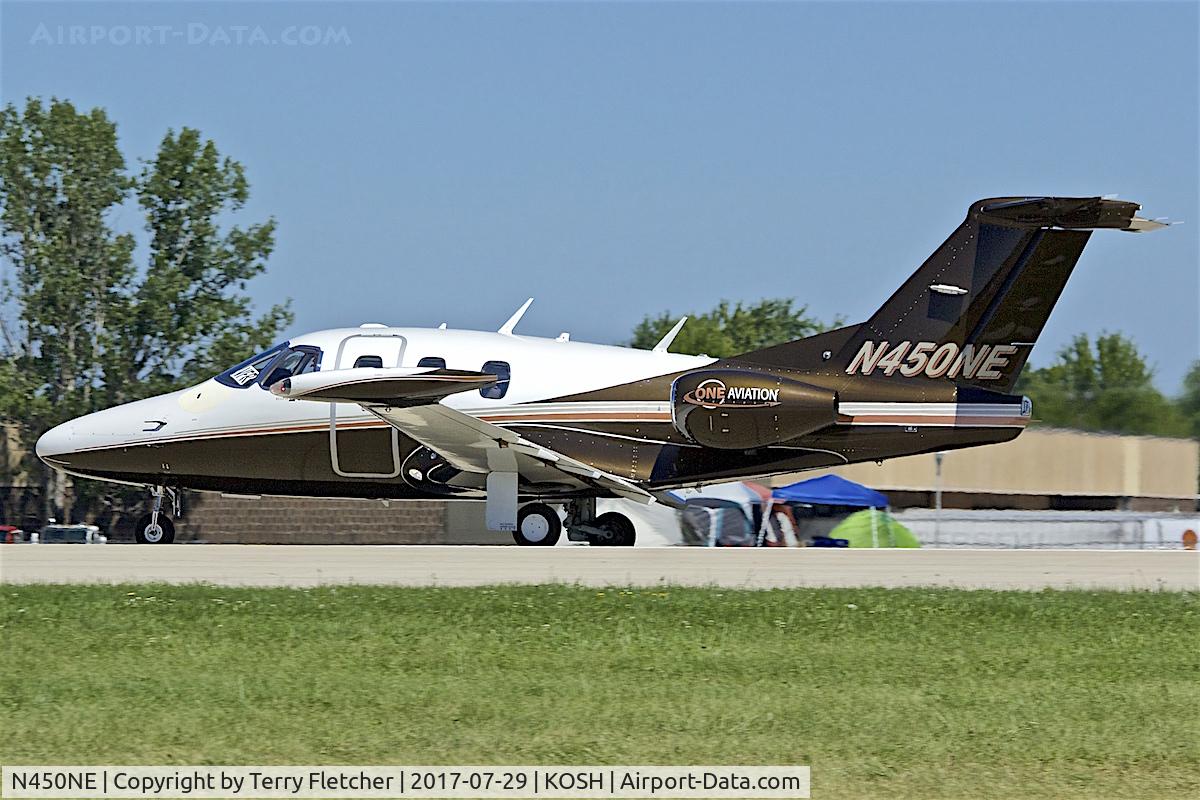 N450NE, 2015 Eclipse Aviation Corp EA500 C/N 550-0280, at 2017 EAA AirVenture at Oshkosh