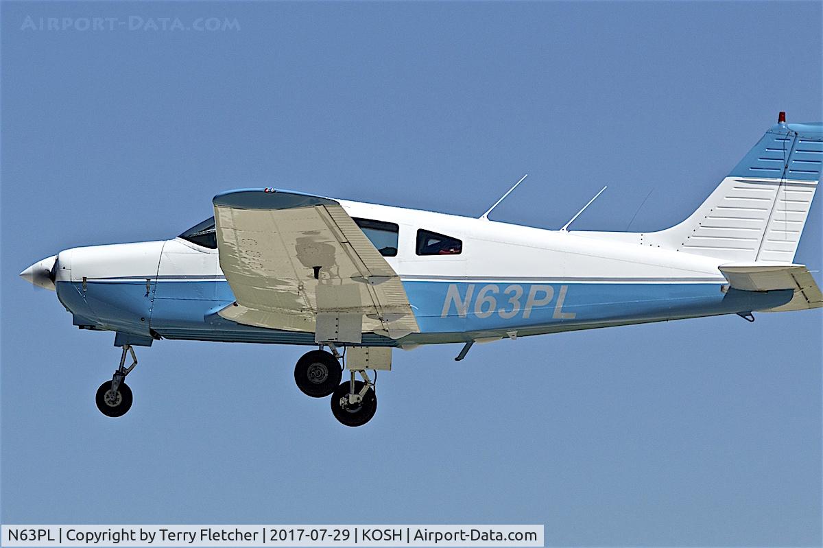 N63PL, 1977 Piper PA-28-161 C/N 28-7816263, at 2017 EAA AirVenture at Oshkosh