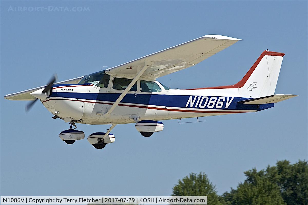 N1086V, 1976 Cessna R172K Hawk XP C/N R1722111, at 2017 EAA AirVenture at Oshkosh
