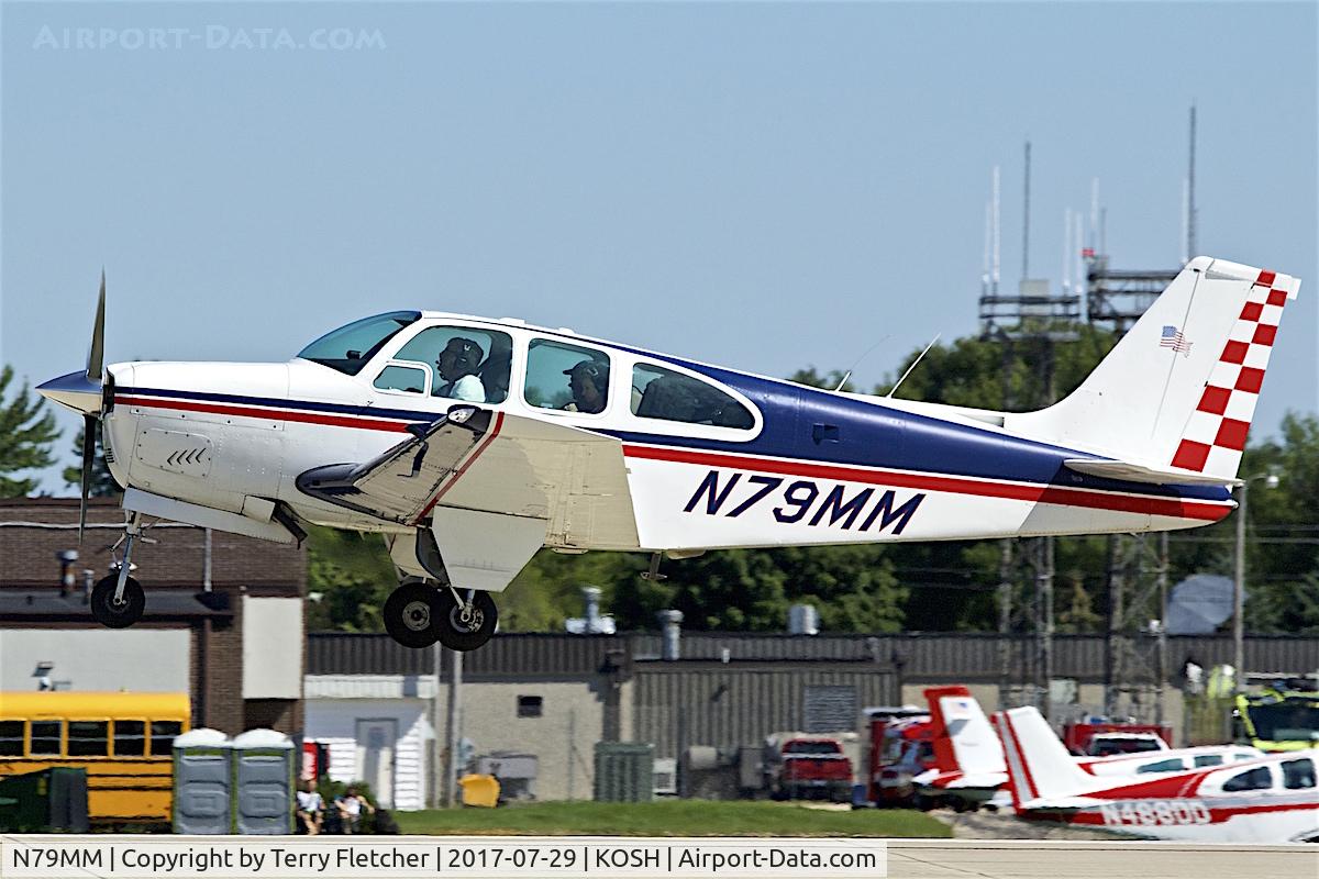 N79MM, 1969 Beech E33C Bonanza C/N CJ-21, at 2017 EAA AirVenture at Oshkosh