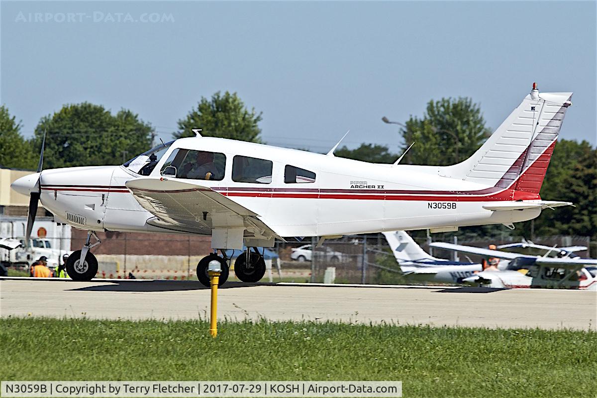 N3059B, 1978 Piper PA-28-181 C/N 28-7990138, at 2017 EAA AirVenture at Oshkosh