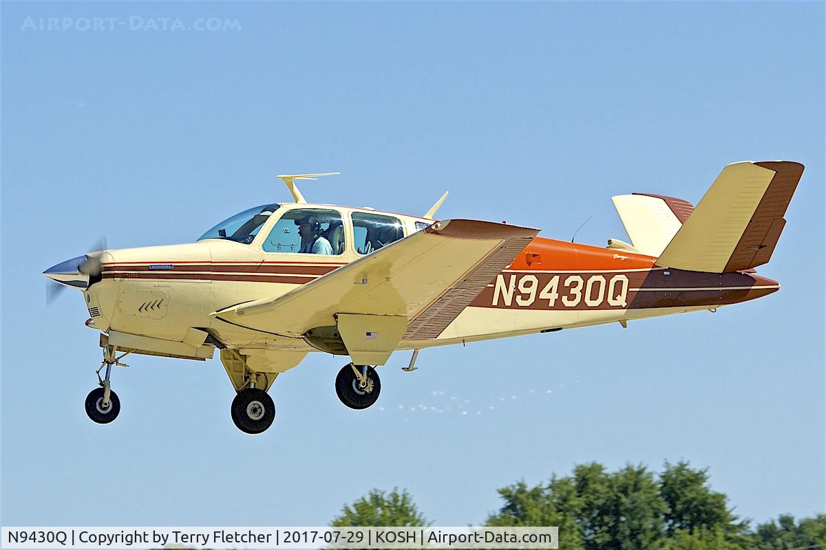 N9430Q, 1972 Beech V35B Bonanza C/N D-9316, at 2017 EAA AirVenture at Oshkosh