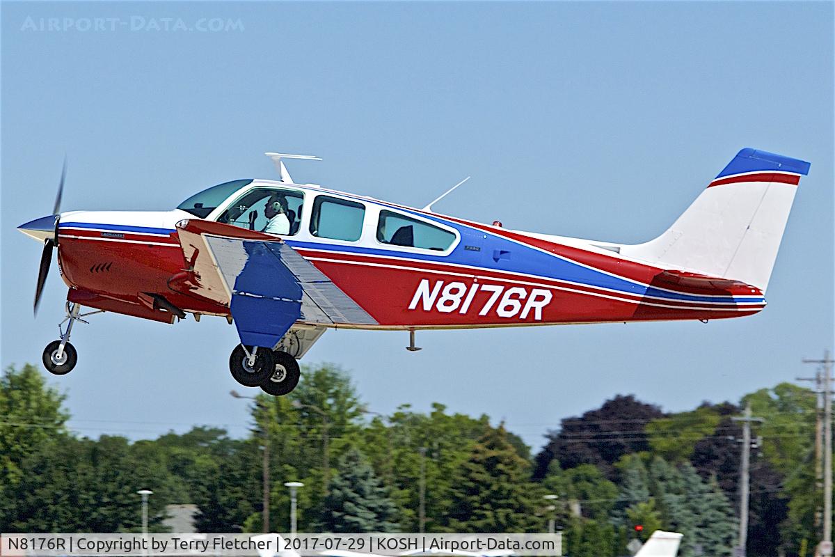 N8176R, 1974 Beech F33C Bonanza C/N CJ-53, at 2017 EAA AirVenture at Oshkosh