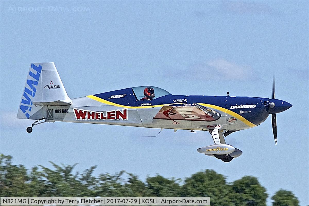 N821MG, 2009 Extra EA-300SC C/N SC010, at 2017 EAA AirVenture at Oshkosh