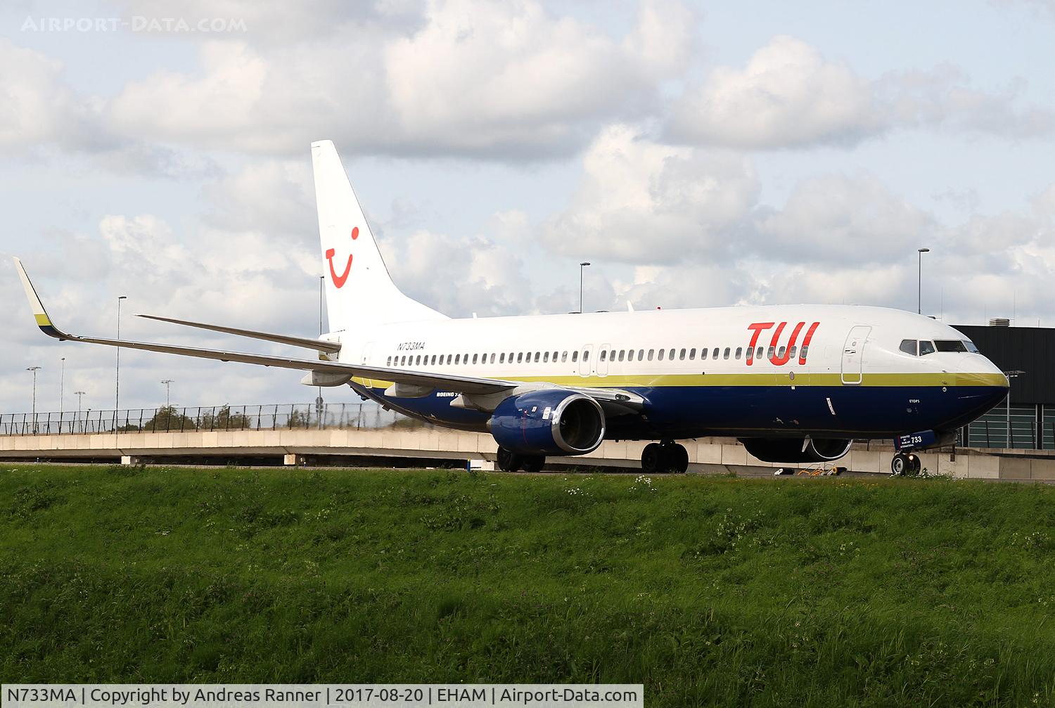 N733MA, 2001 Boeing 737-81Q C/N 30619, TUI Airlines Netherlands Boeing 737