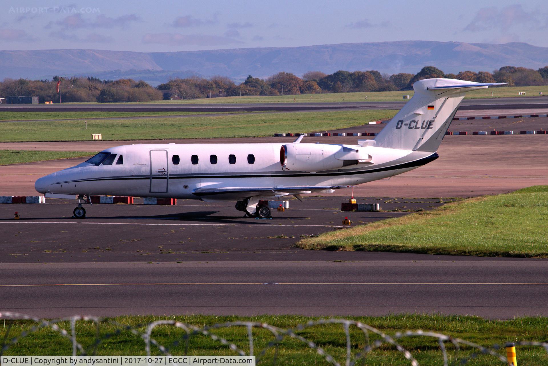 D-CLUE, 1989 Cessna 650 Citation III C/N 650-0174, parked up.