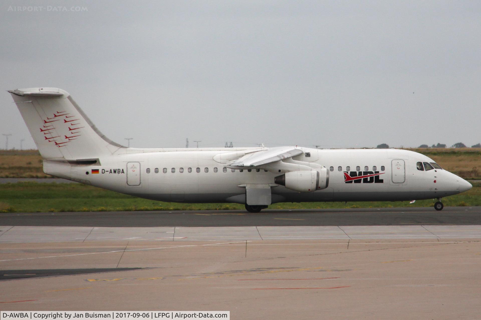 D-AWBA, 1989 British Aerospace BAe.146-300 C/N E3134, WDL