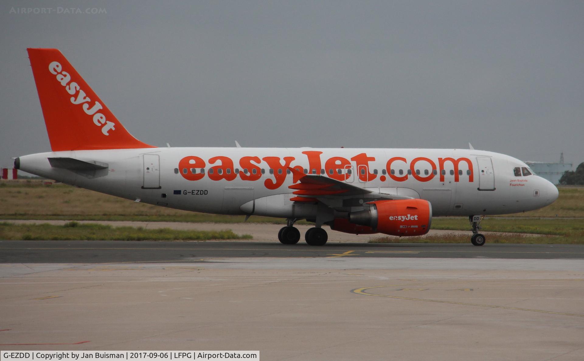 G-EZDD, 2008 Airbus A319-111 C/N 3442, EasyJet