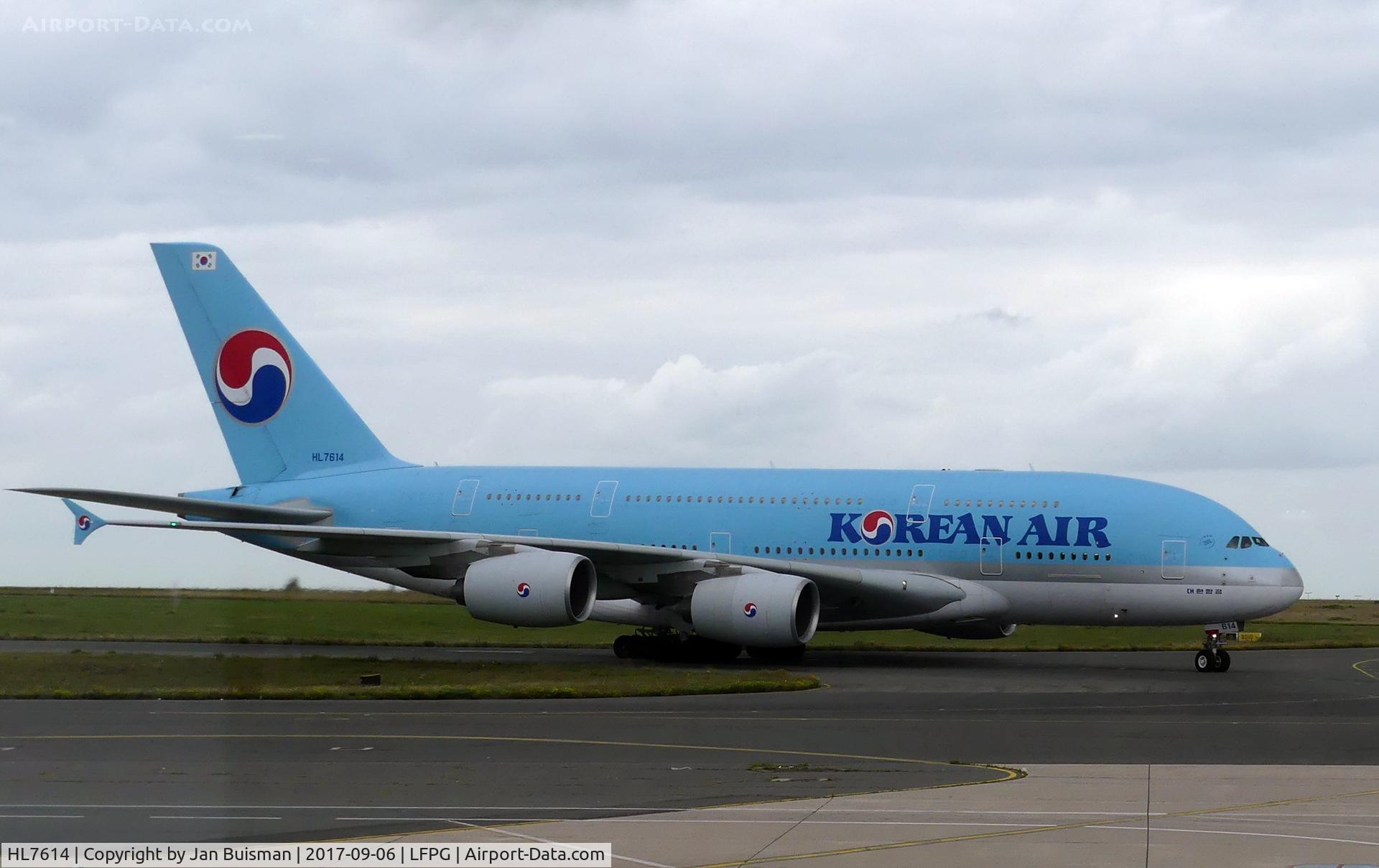HL7614, 2011 Airbus A380-861 C/N 068, Korean Air