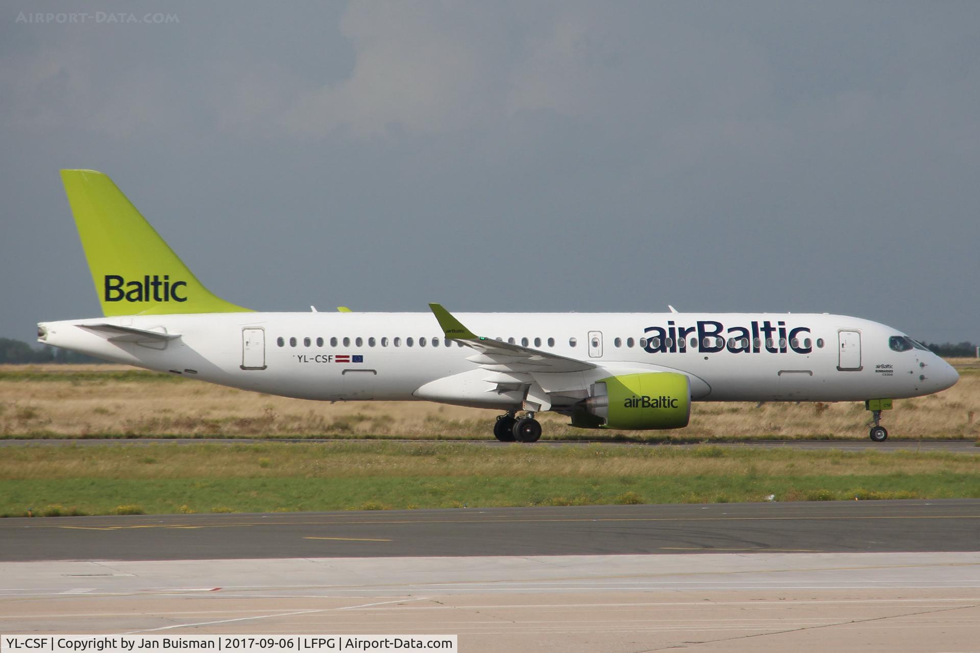 YL-CSF, 2017 Bombardier CSeries CS300 (BD-500-1A11) C/N 55008, airBaltic