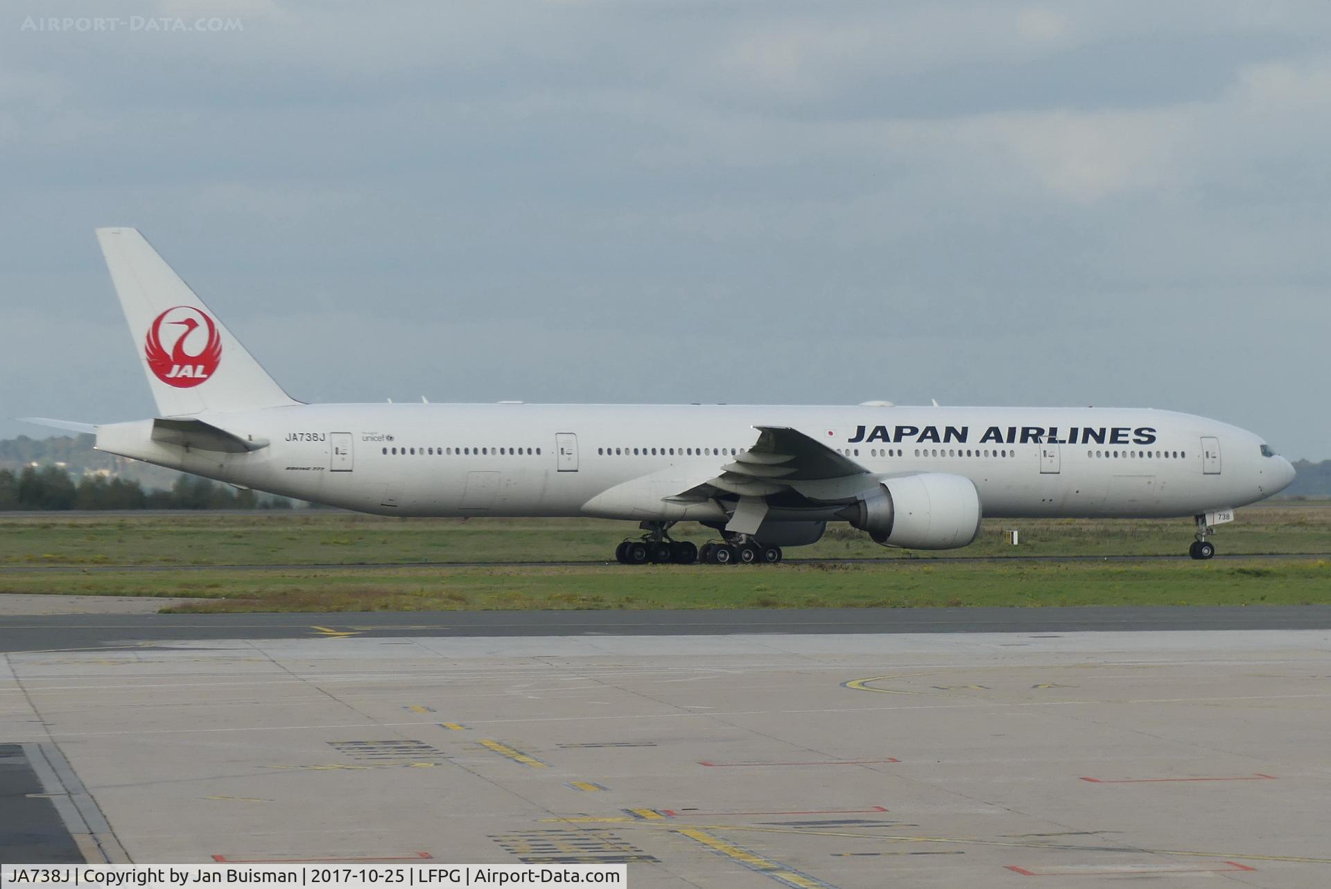 JA738J, 2008 Boeing 777-346/ER C/N 32436, Japan Airlines