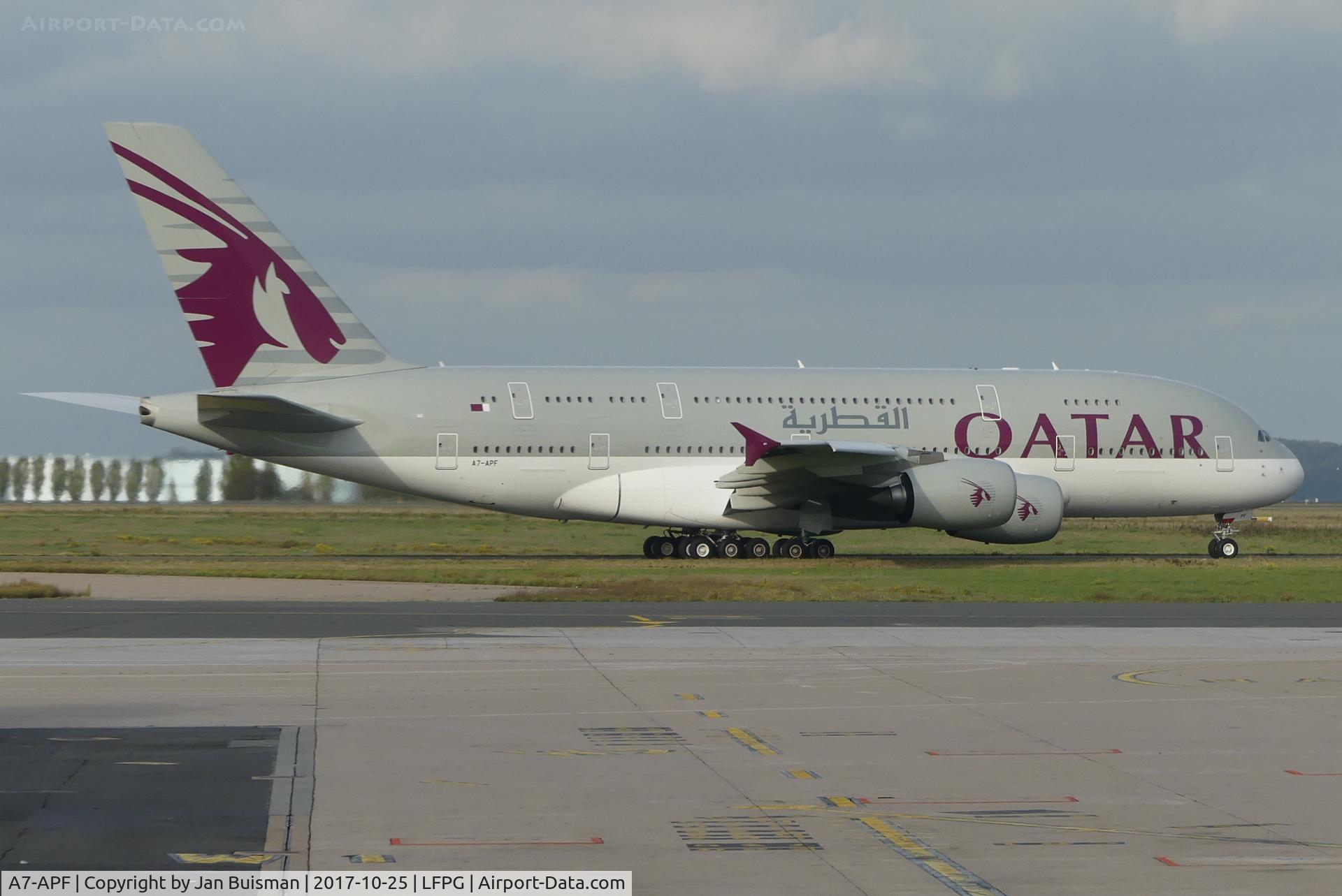A7-APF, 2015 Airbus A380-861 C/N 0189, Qatar
