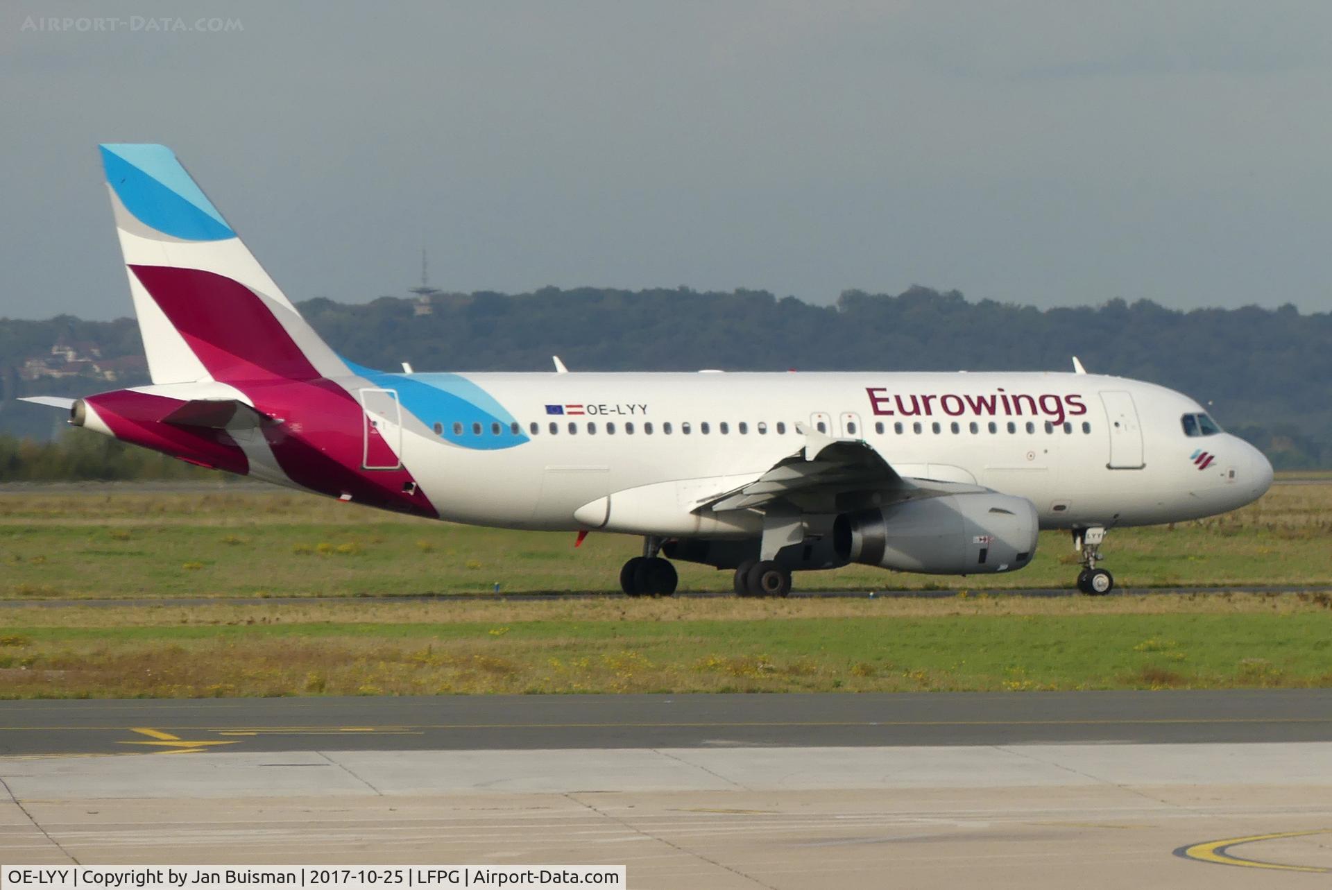 OE-LYY, 2010 Airbus A319-132 C/N 4256, Eurowings Austria