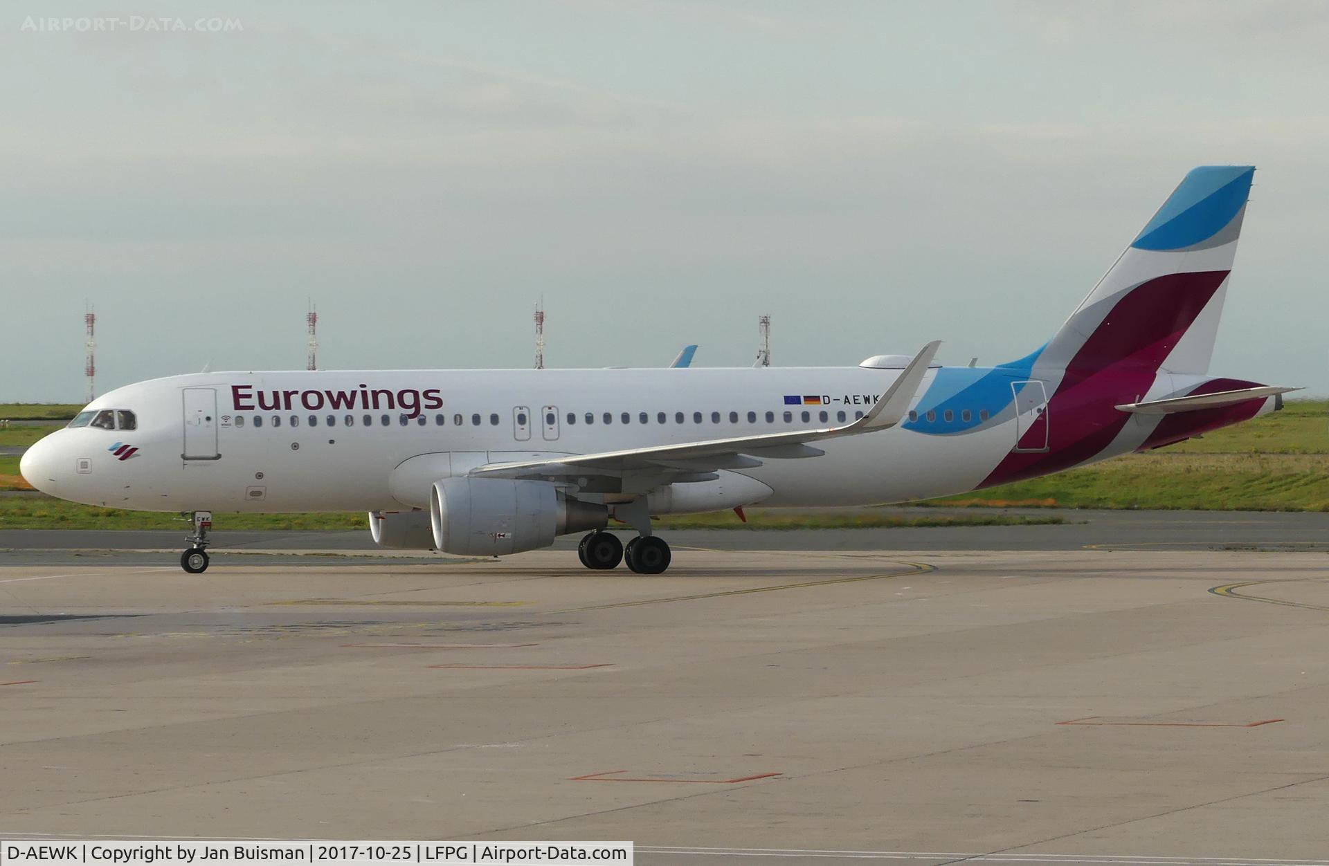 D-AEWK, 2016 Airbus A320-214 C/N 7261, Eurowings