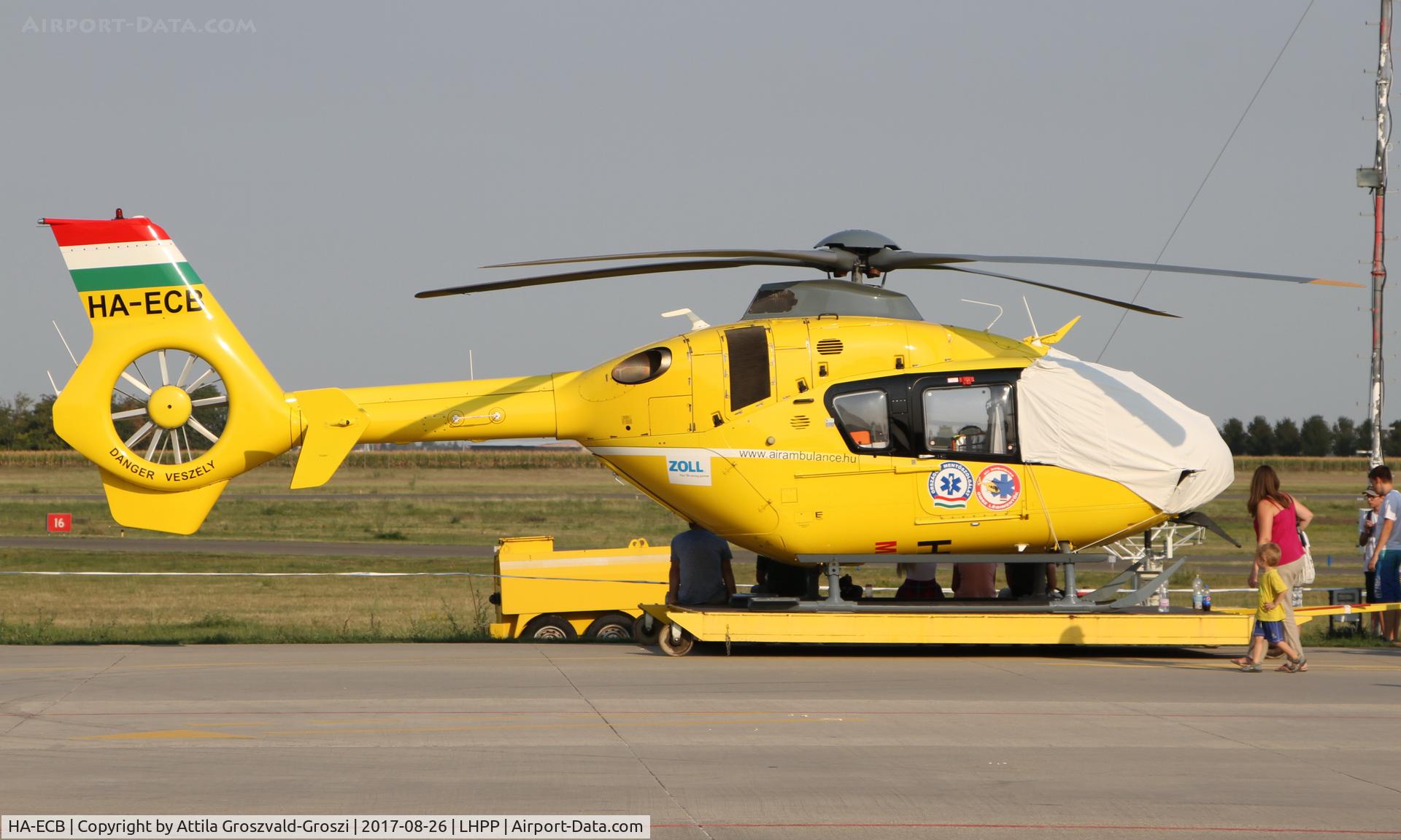 HA-ECB, 2003 Eurocopter EC-135T-2 C/N 0305, Pécs-Pogány Airport, Hungary
