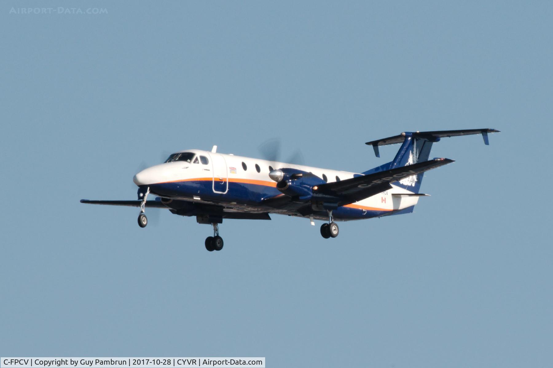 C-FPCV, 1984 Beech 1900C C/N UB-9, Landing