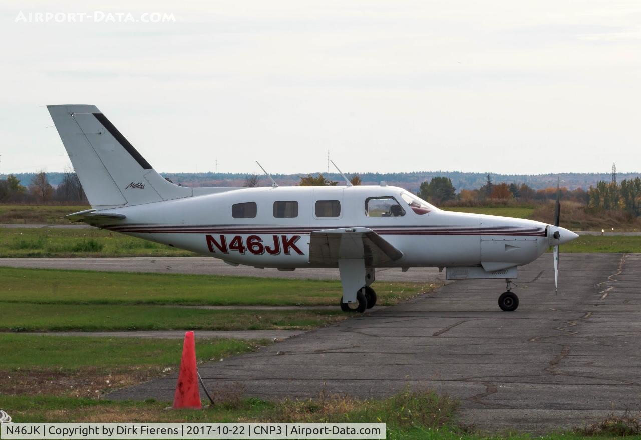 N46JK, 1988 Piper PA-46-310P Malibu C/N 4608105, Parked at the Arnprior Airport