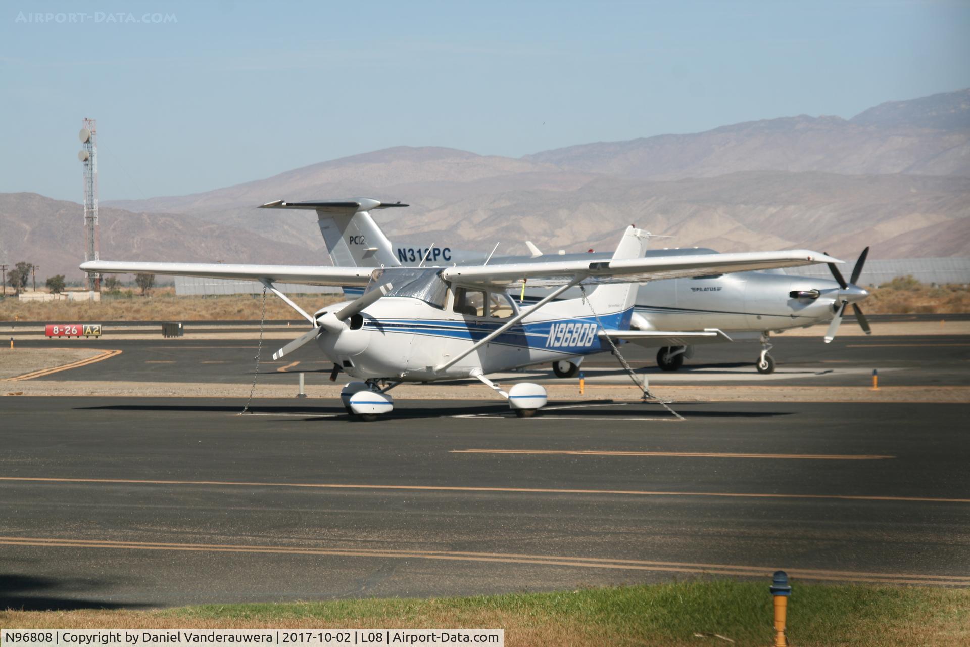 N96808, 1984 Cessna 172P C/N 17276116, Parked on apron