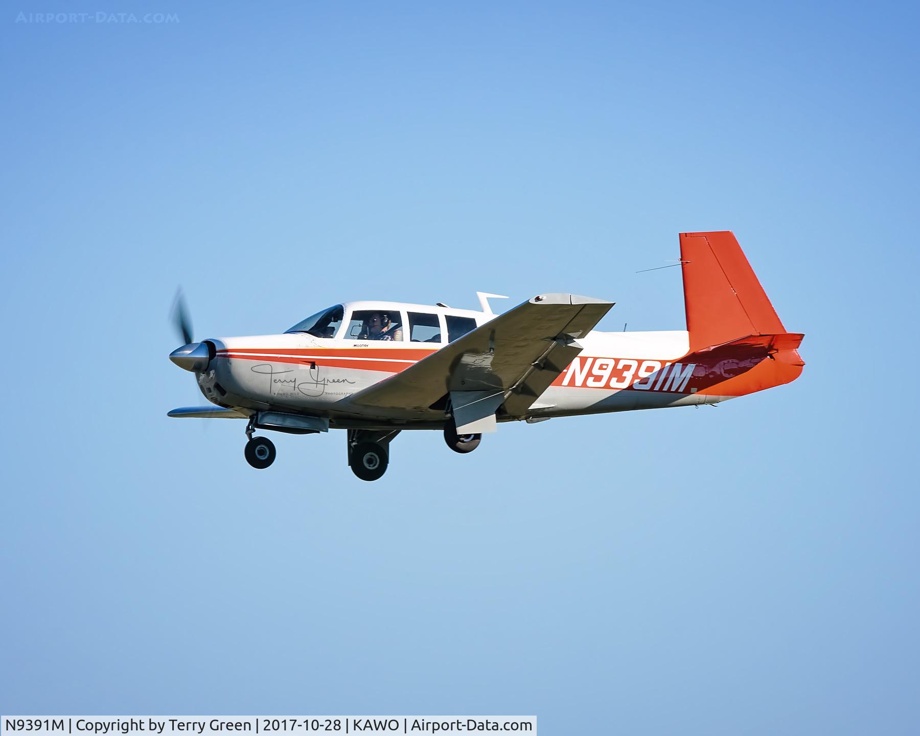 N9391M, 1966 Mooney M20F Executive C/N 670015, KAWO