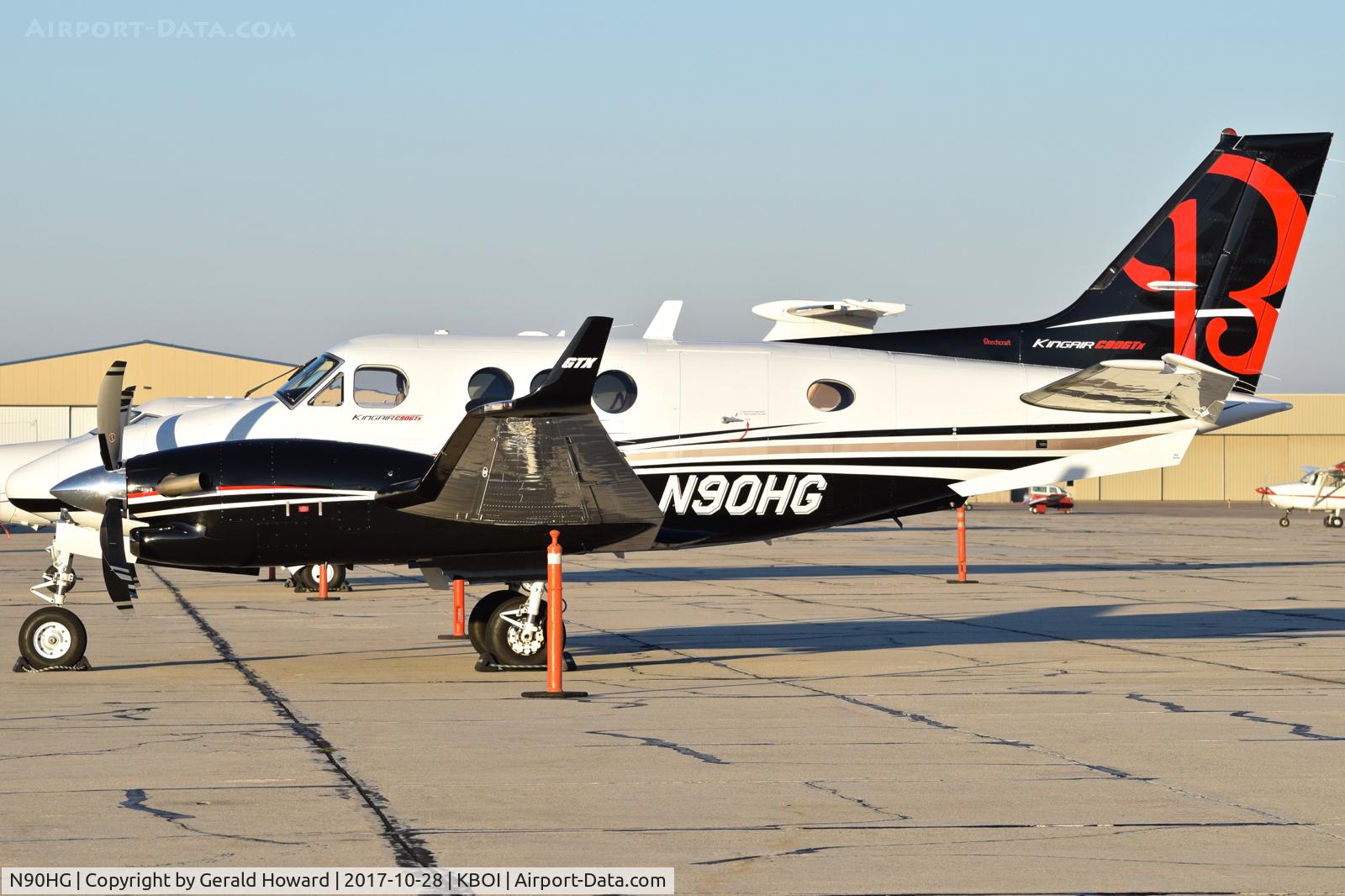 N90HG, 2014 Beechcraft C90GTI King Air C/N LJ-2099, Parked on the south GA ramp.