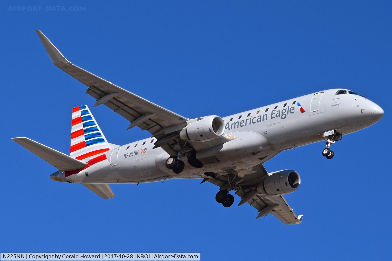 N225NN, 2016 Embraer 175LR (ERJ-170-200LR) C/N 17000537, On final for RWY 10L.