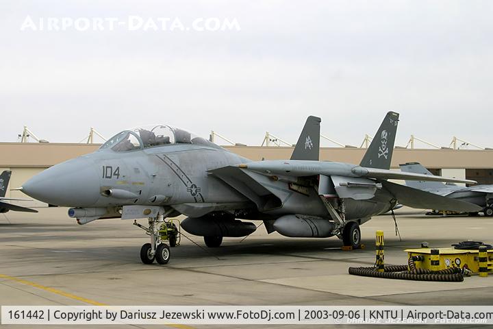 161442, Grumman F-14B Tomcat Tomcat C/N 452/KB-14, F-14B Tomcat 161442 AA-104 from VF-103 'Jolly Rogers' NAS Oceana, VA
