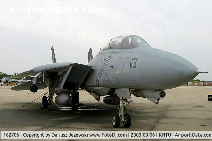 162705, Grumman F-14D Tomcat C/N 551, F-14D Tomcat 162705 AA-113 from VF-103 'Jolly Rogers' NAS Oceana, VA