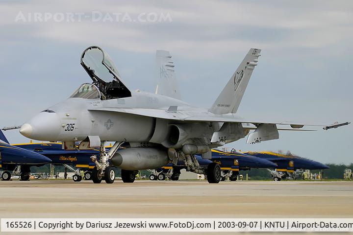 165526, Boeing F/A-18C Hornet C/N 1457/C466, F/A-18C Hornet 165526 AA-305 from VFA-83 