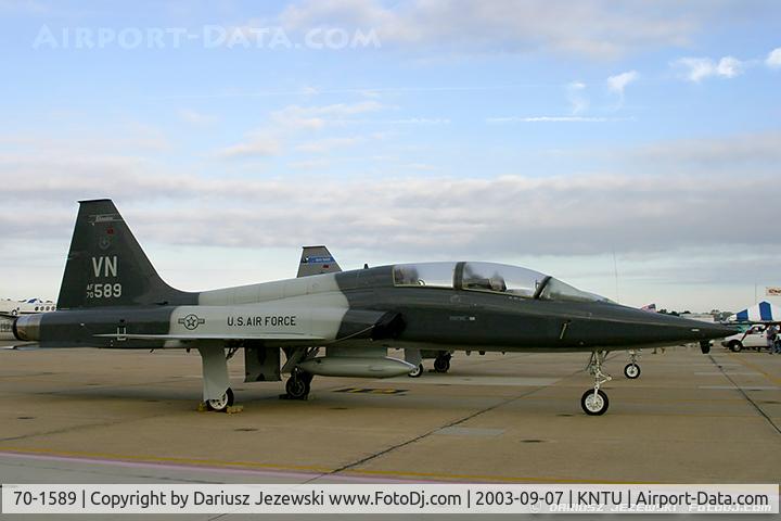 70-1589, Northrop T-38A Talon C/N T.6279, T-38A Talon 70-1589 VN from 25th FTS 71st FTW Vance AFB, OK