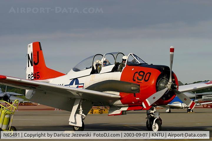 N65491, North American T-28B Trojan C/N 200-316 (138245), North American T-28B Trojan C/N 138245, N65491