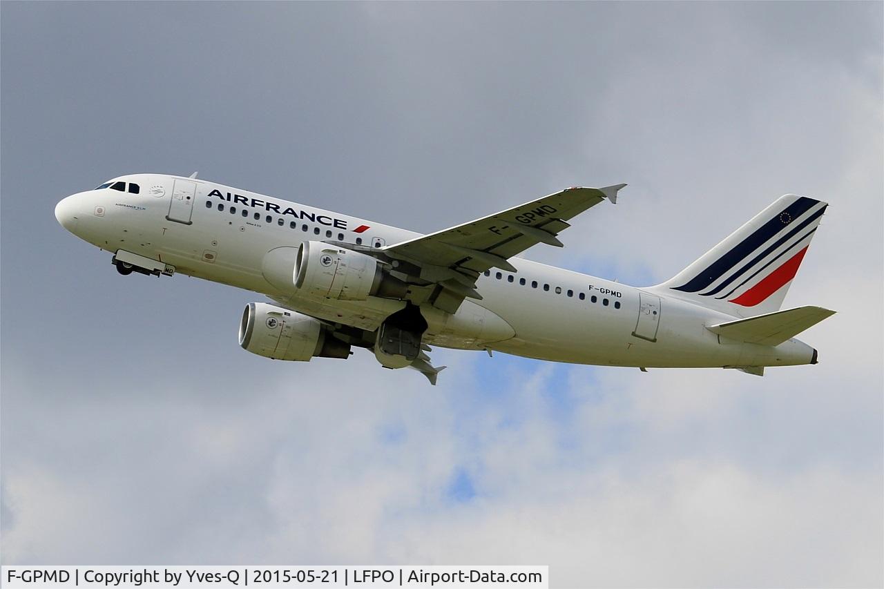F-GPMD, 1993 Airbus A319-113 C/N 618, Airbus A319-113, Take off rwy 24, Paris-Orly airport (LFPO-ORY)