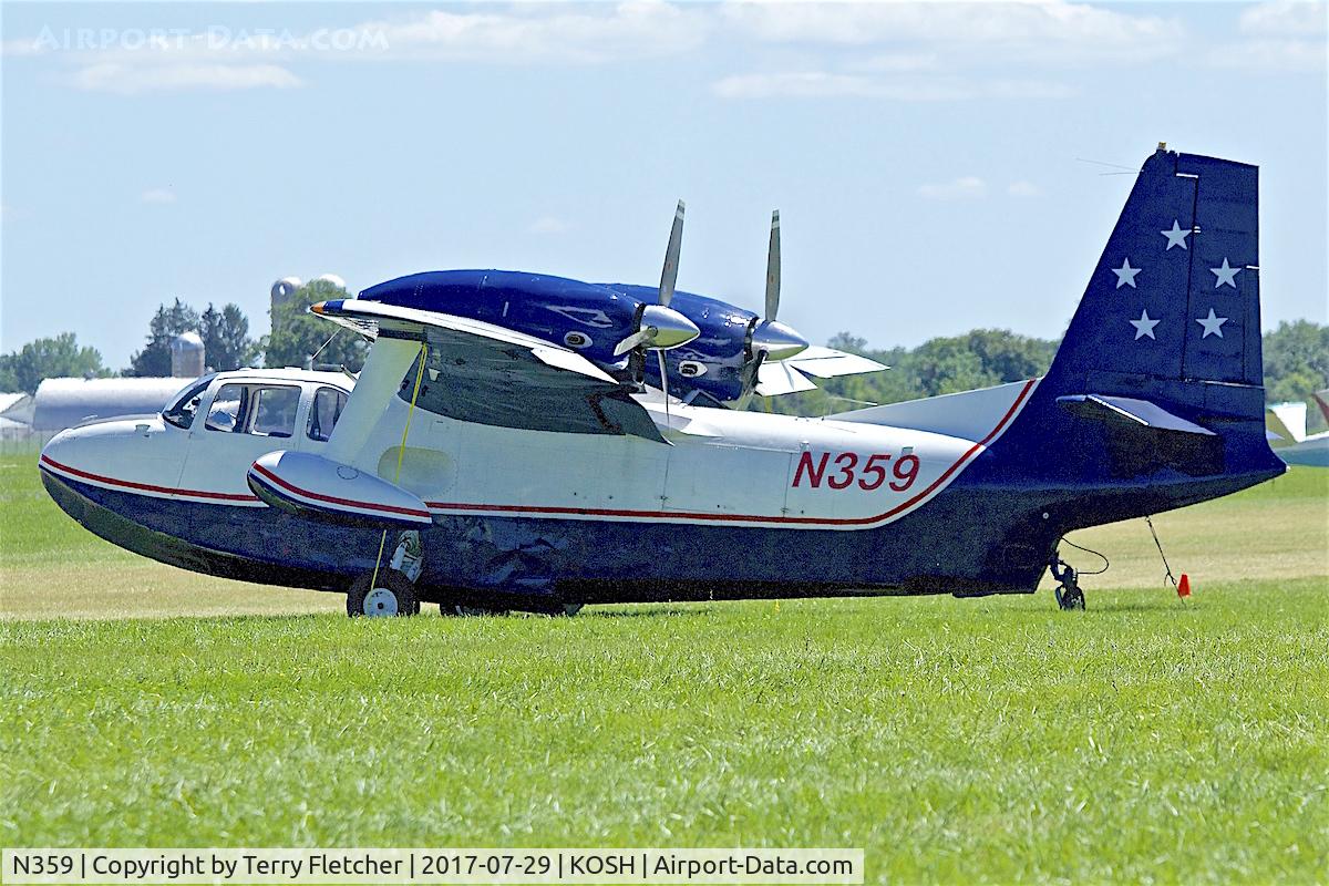 N359, Piaggio P.136-L2 C/N 224, at 2017 EAA AirVenture at Oshkosh