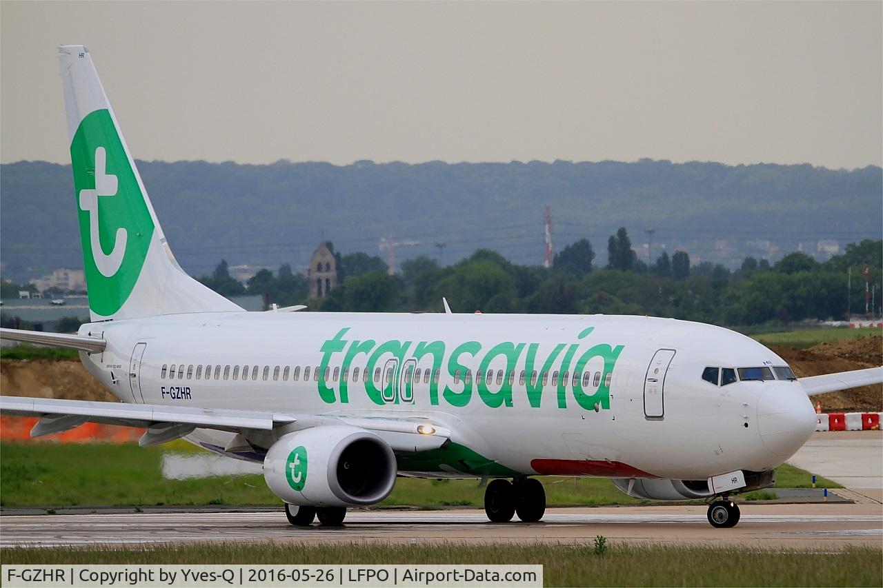 F-GZHR, 2015 Boeing 737-8K2 C/N 43913, Boeing 737-8K2, Lining up rwy 08, Paris-Orly airport (LFPO-ORY)