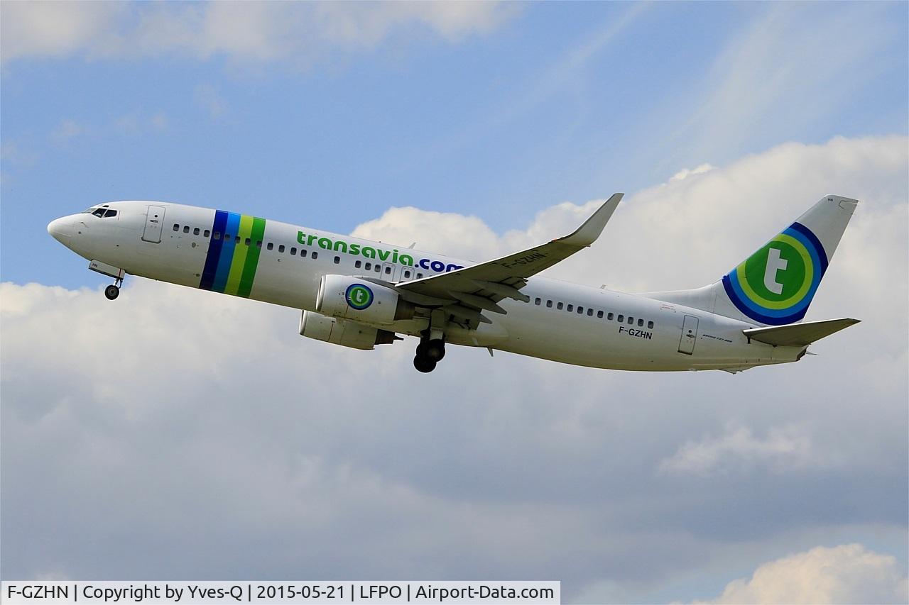 F-GZHN, 1999 Boeing 737-85H C/N 29445, Boeing 737-85H, Take off rwy 24, Paris-Orly airport (LFPO-ORY)