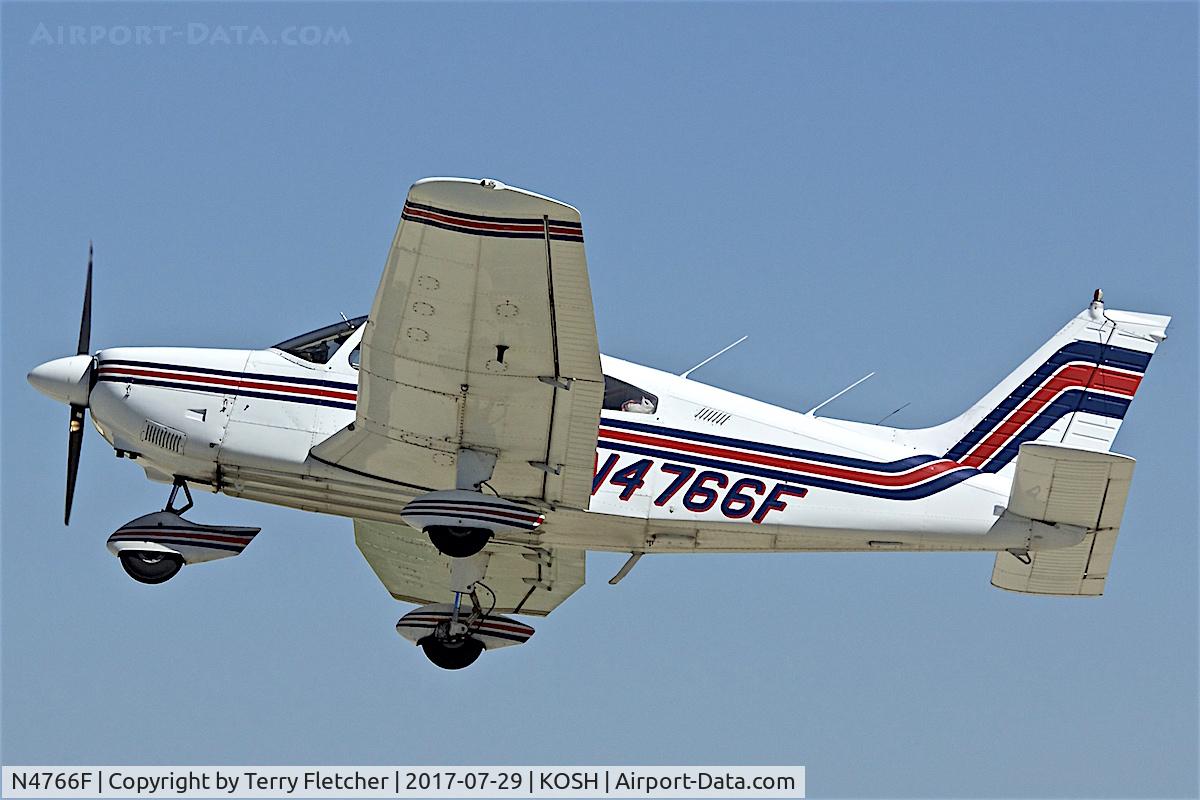 N4766F, 1976 Piper PA-28-181 Archer C/N 28-7790060, at 2017 EAA AirVenture at Oshkosh