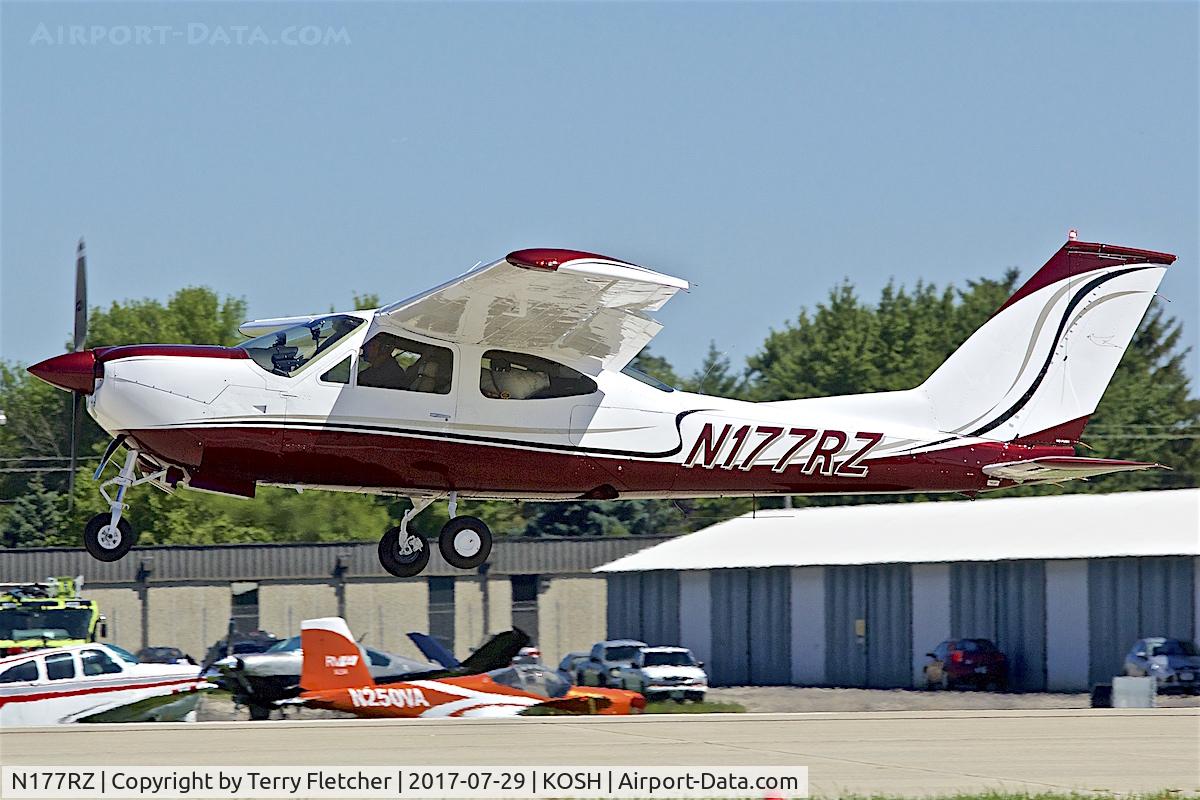 N177RZ, 1976 Cessna 177RG Cardinal C/N 177RG0843, at 2017 EAA AirVenture at Oshkosh