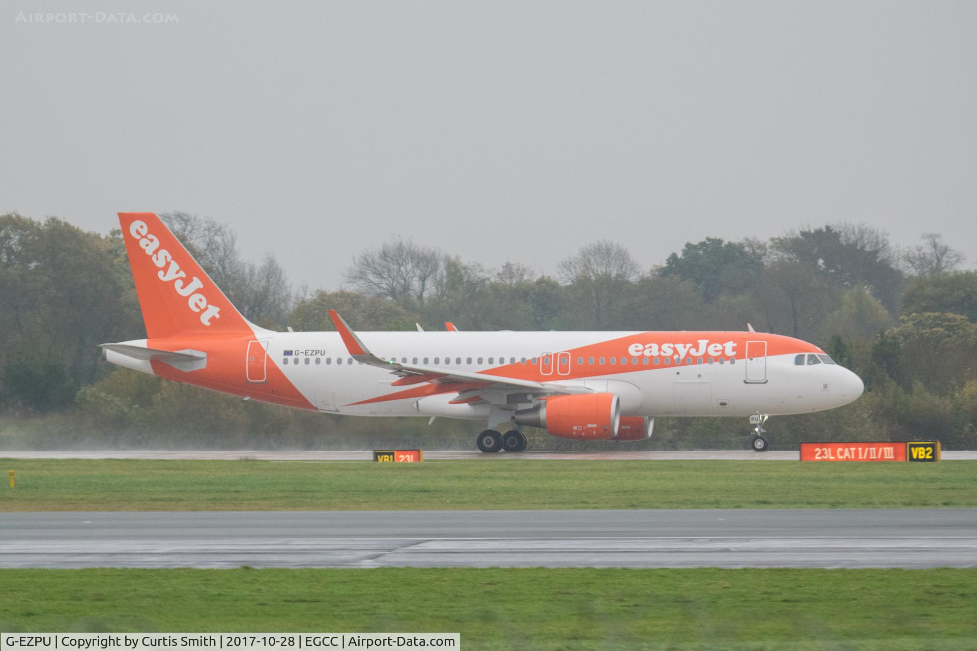 G-EZPU, 2016 Airbus A320-214 C/N 7490, G-EZPU seen at EGCC/MAN