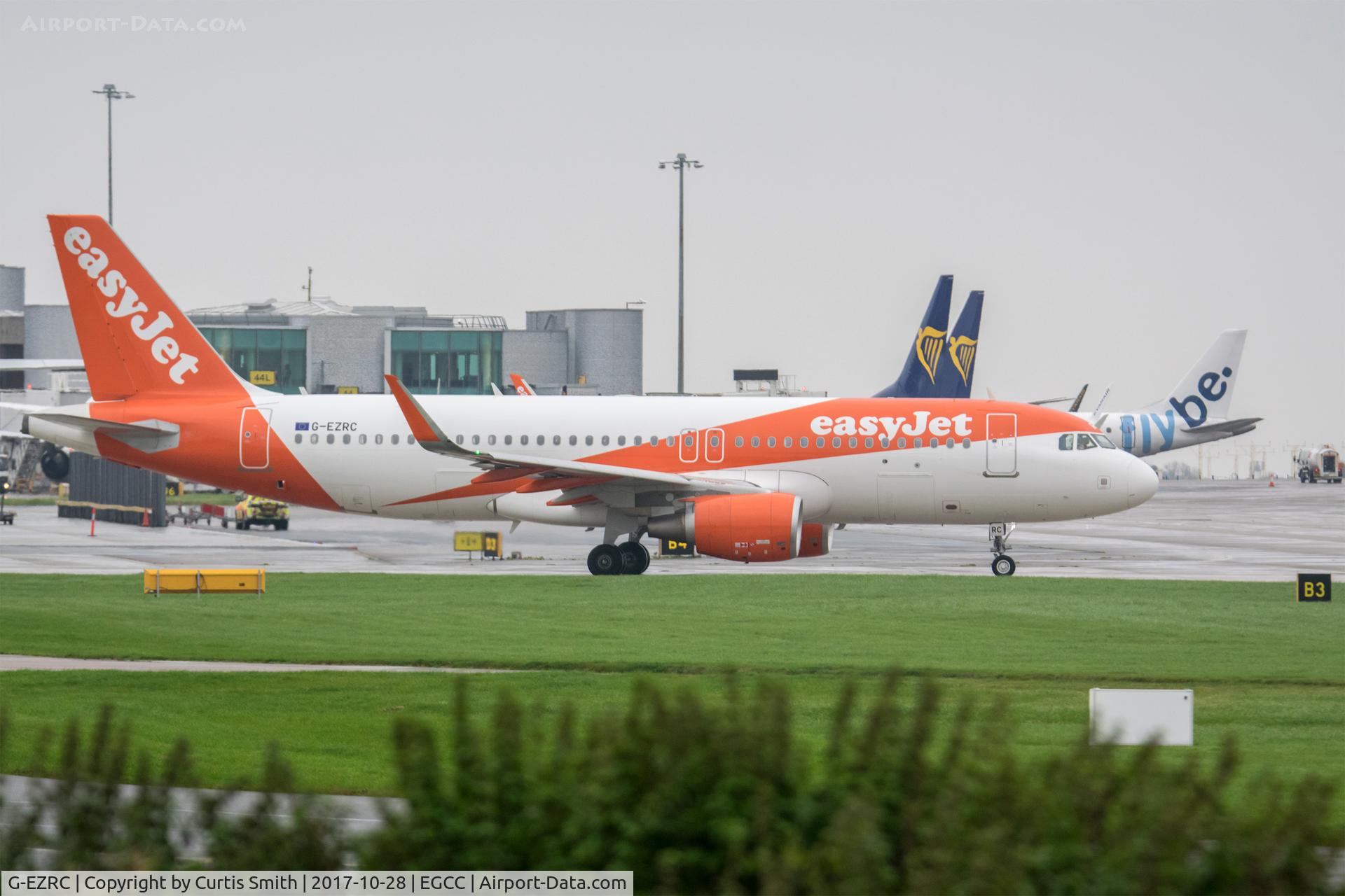 G-EZRC, 2017 Airbus A320-214 C/N 7637, G-EZRC seen at EGCC/MAN