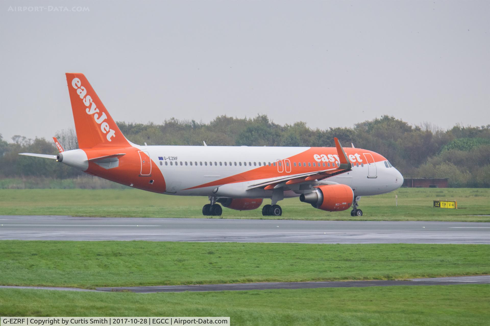 G-EZRF, 2017 Airbus A320-214 C/N 7687, G-EZRF seen at EGCC/MAN