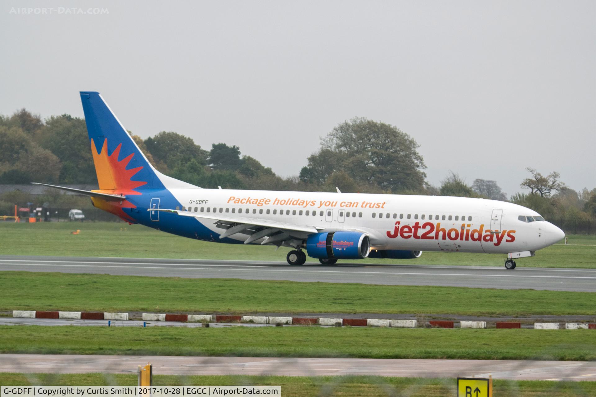 G-GDFF, 1999 Boeing 737-85P C/N 28385, G-GDFF seen at EGCC/MAN