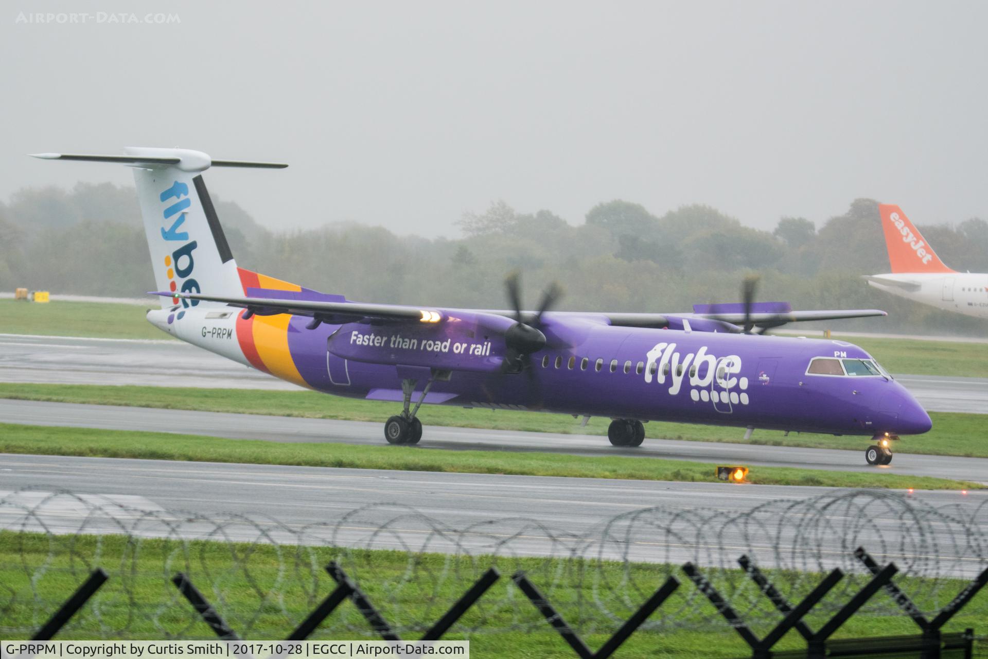 G-PRPM, 2008 Bombardier DHC-8-402 Dash 8 C/N 4188, G-PRPM seen at EGCC/MAN