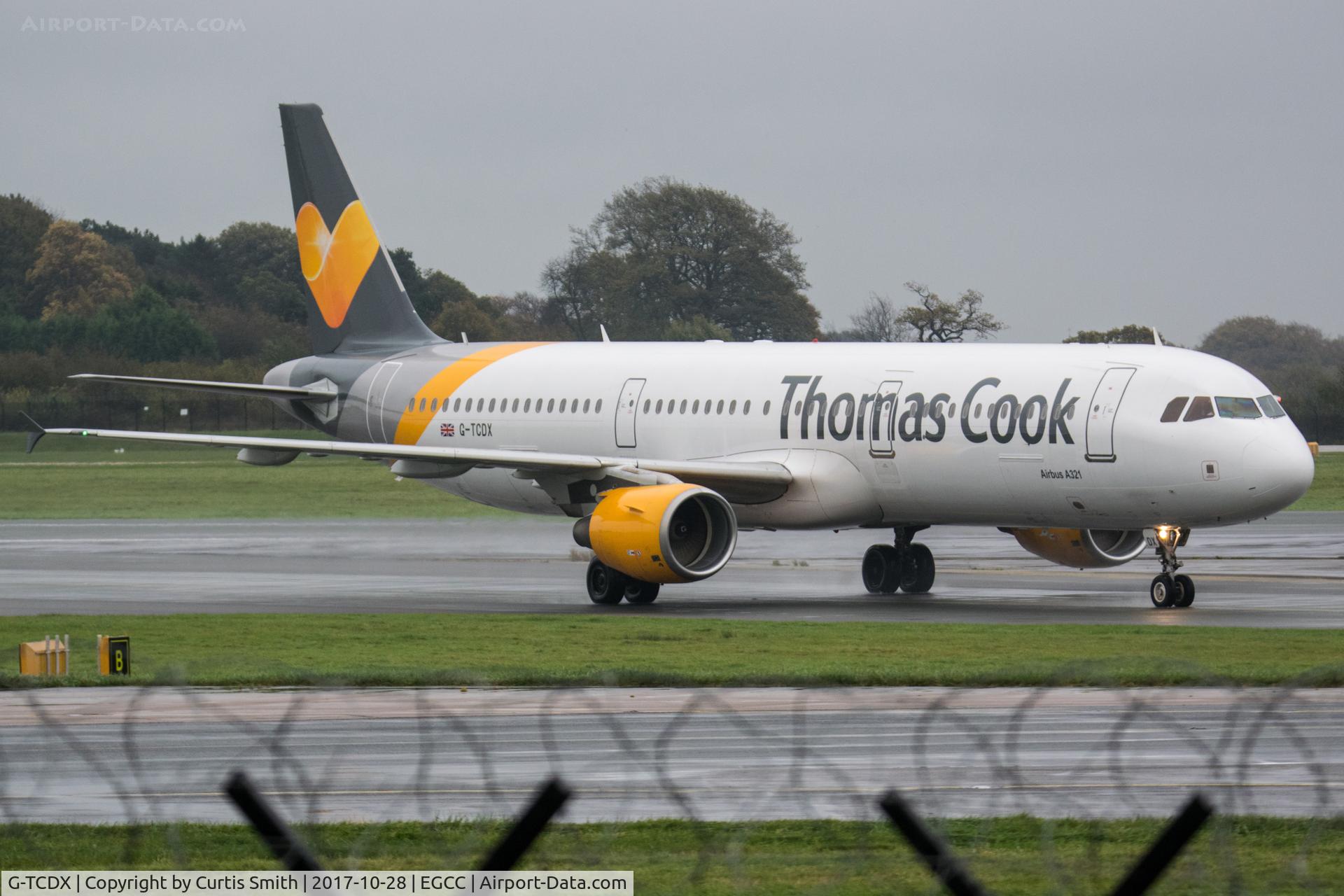 G-TCDX, 2002 Airbus A321-211 C/N 1887, G-TCDX seen at EGCC/MAN