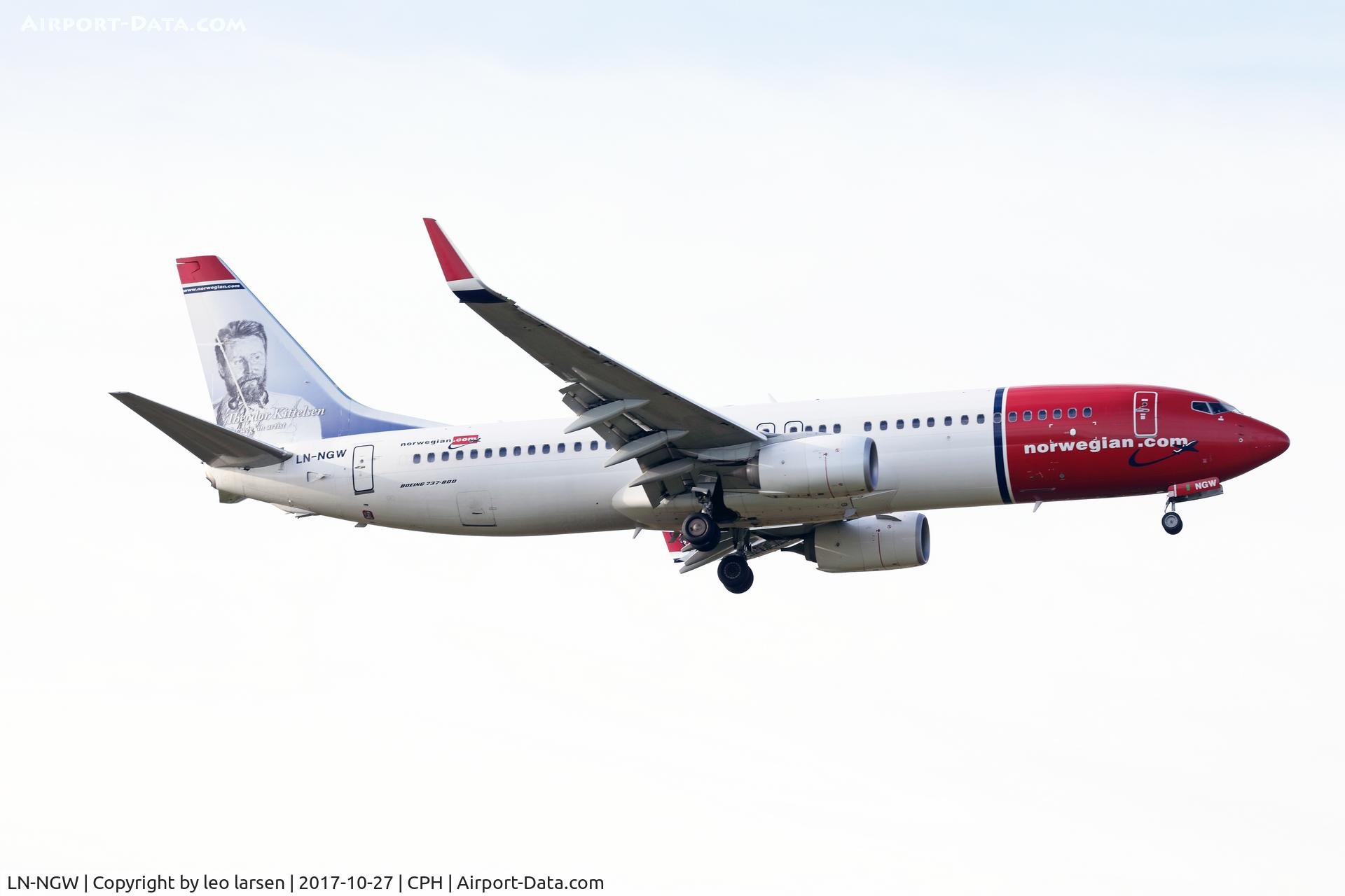 LN-NGW, 2014 Boeing 737-8JP C/N 39032, Copenhagen 27.10.2017