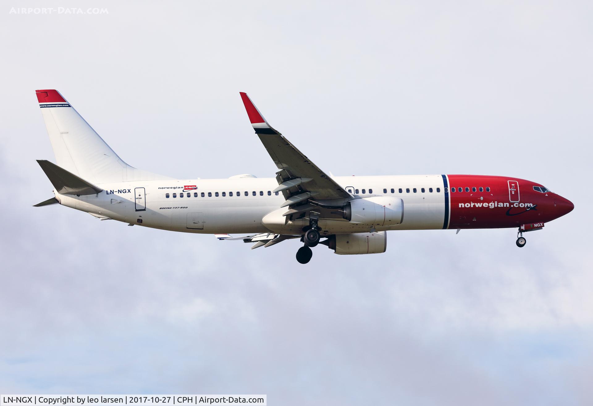 LN-NGX, 2014 Boeing 737-8JP C/N 39033, Copenhagen 27.10.2017