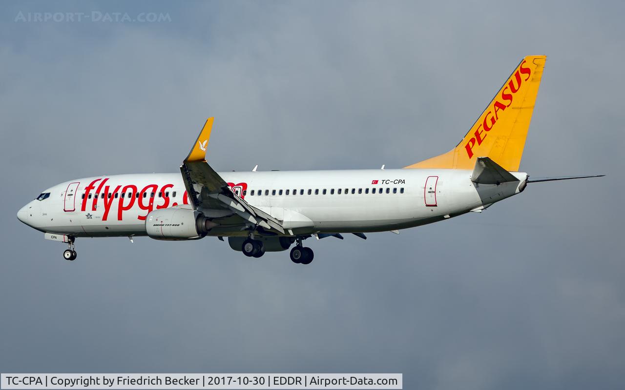 TC-CPA, 2012 Boeing 737-82R C/N 40725, on final RW27