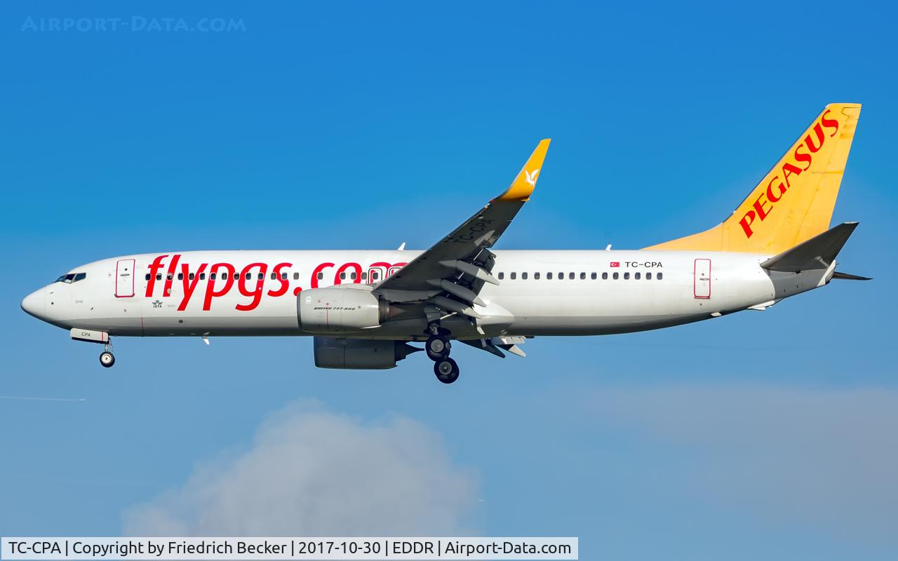 TC-CPA, 2012 Boeing 737-82R C/N 40725, on final RW27