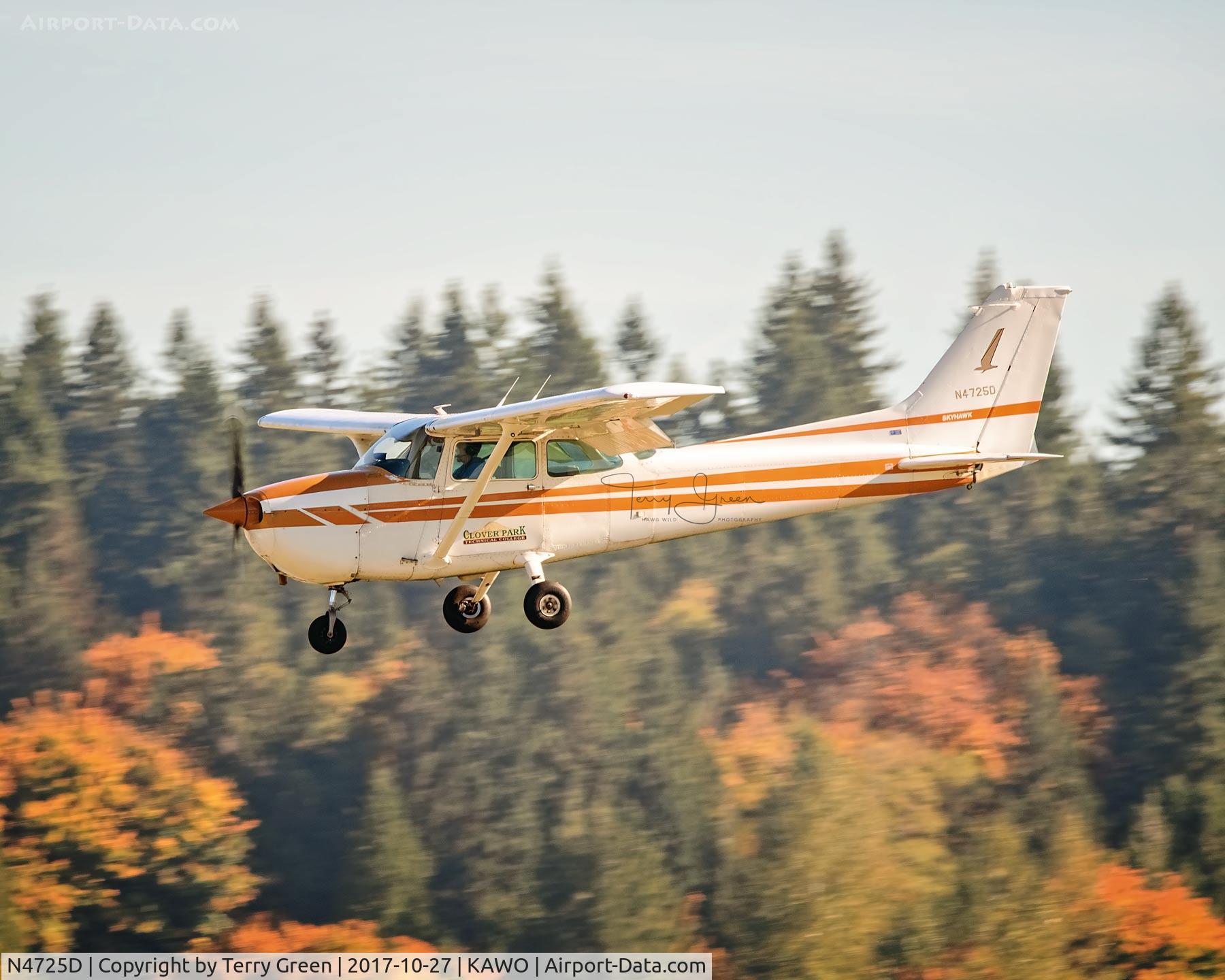 N4725D, 1979 Cessna 172N C/N 17272340, KAWO